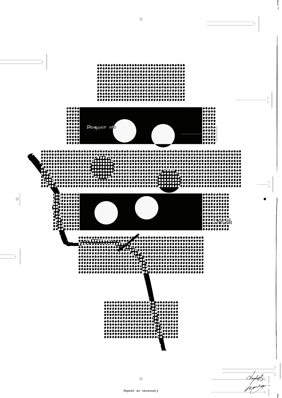 Operator, Repeat as necessary #21 - Disappear into breath, 2025
