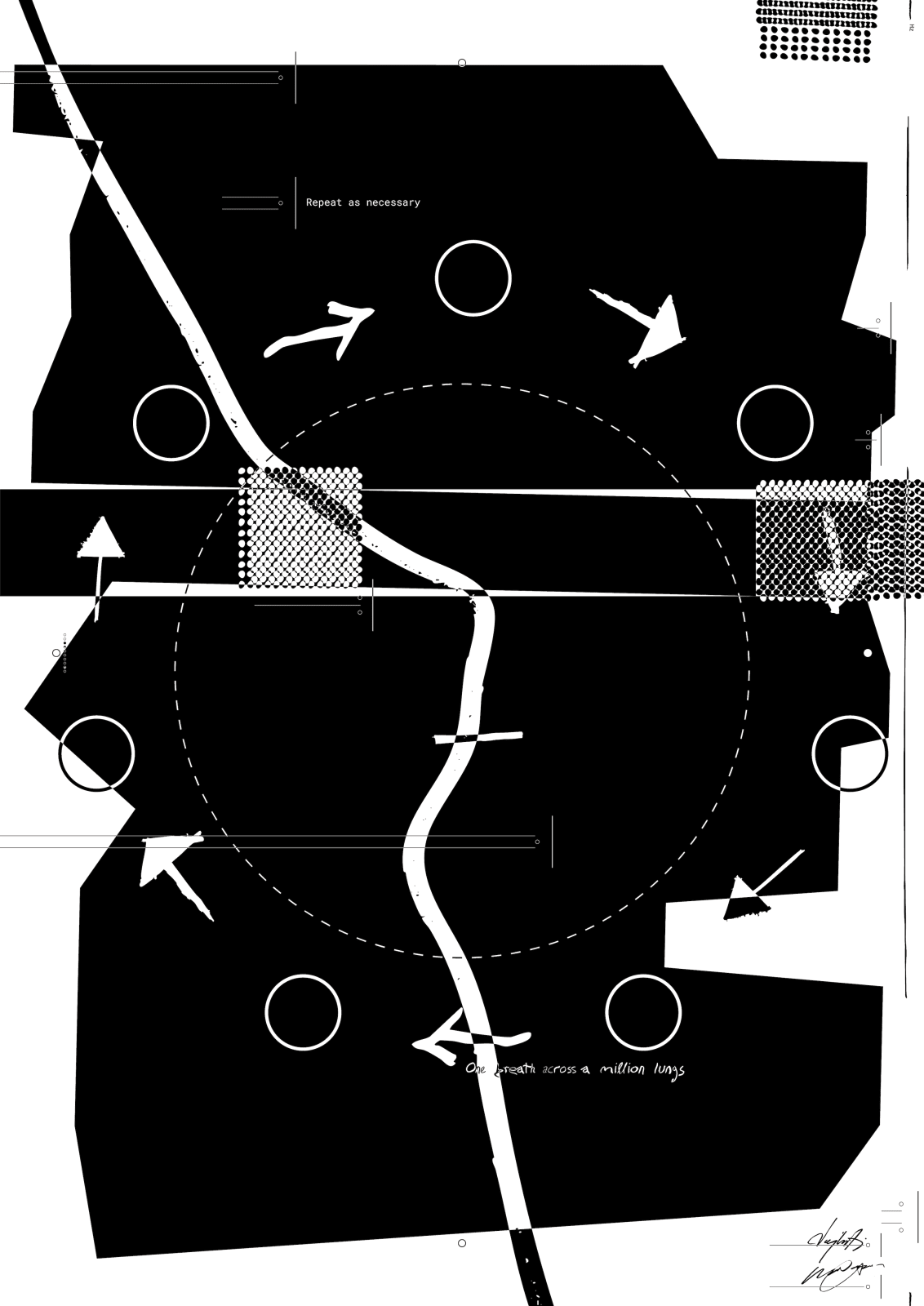 Operator, Repeat as necessary #28 - One breath across a million lungs, 2025