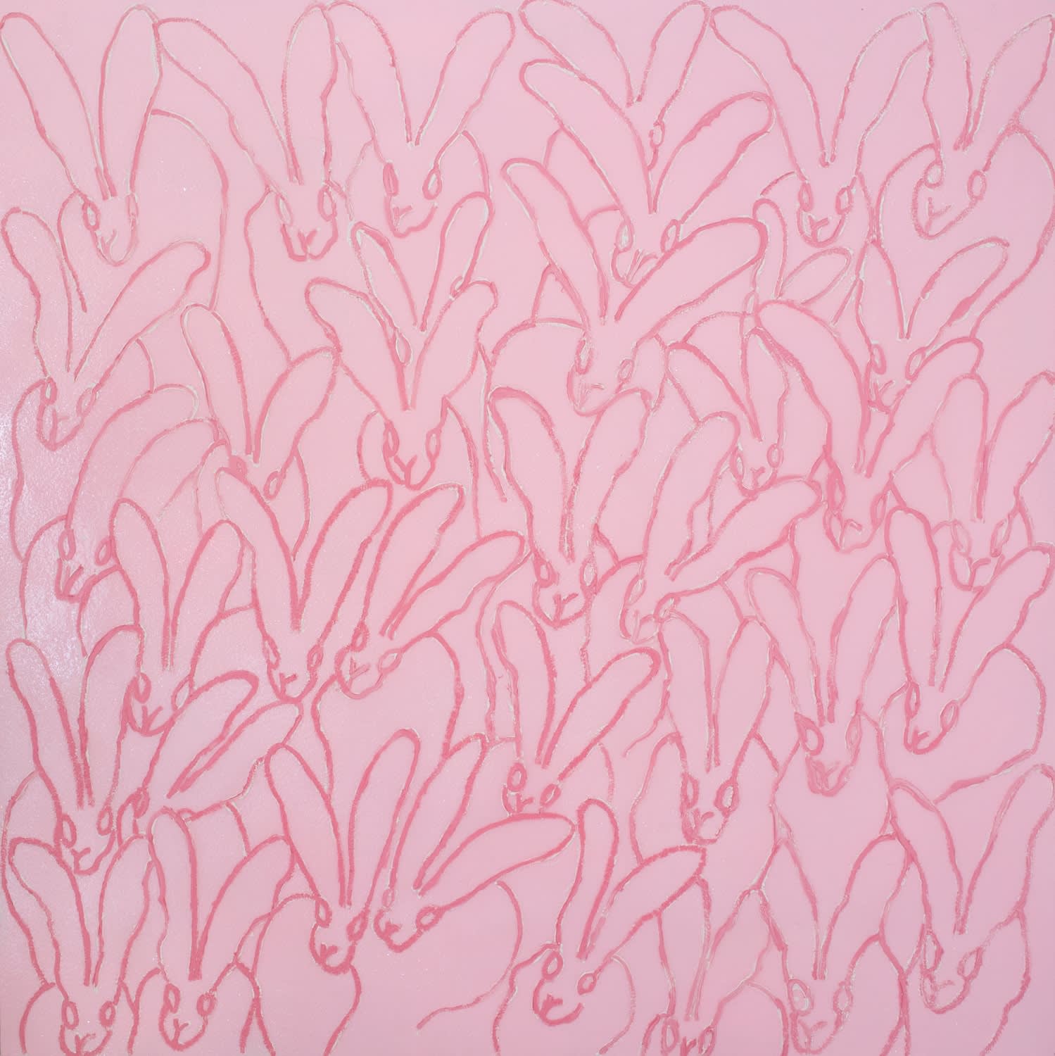Hunt Slonem, Charm in Pink , 2018