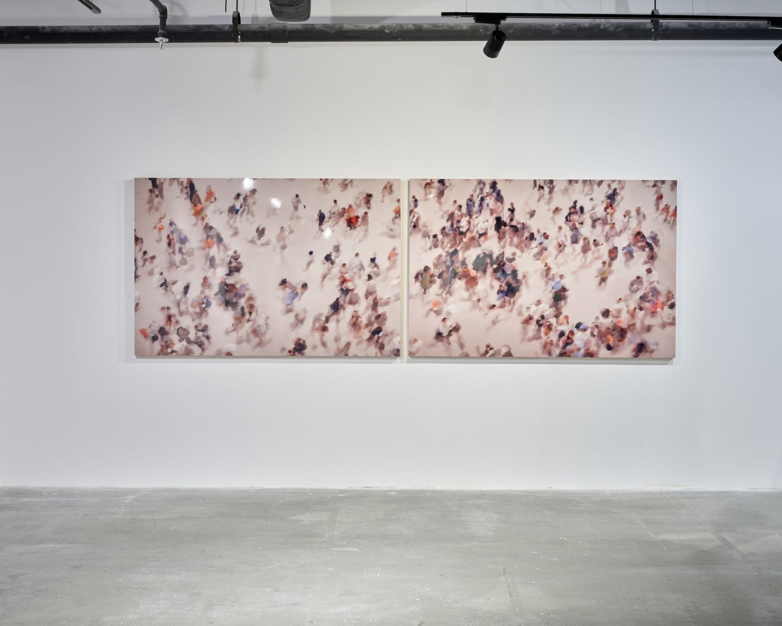 Random International, Imagine Our Flock (Diptych), 2024