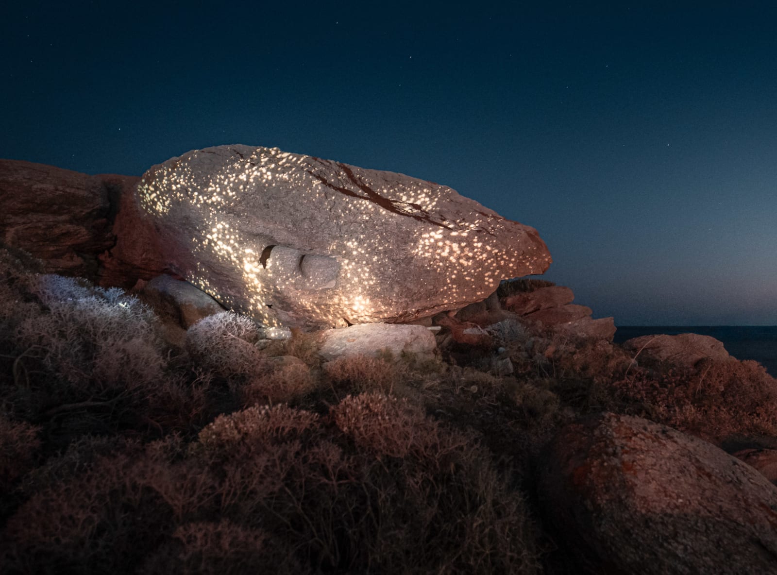 Philipp Frank, Mykonos Lightcodes #06, 2025