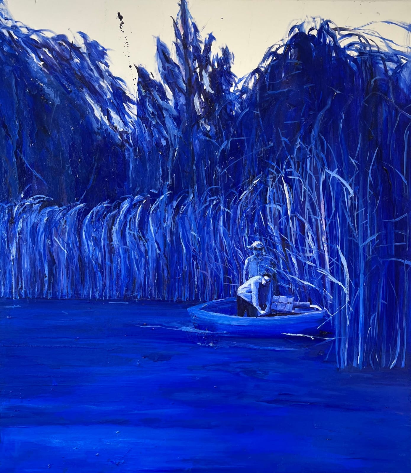 Fan Qiu, Blue Landscape II, 2022