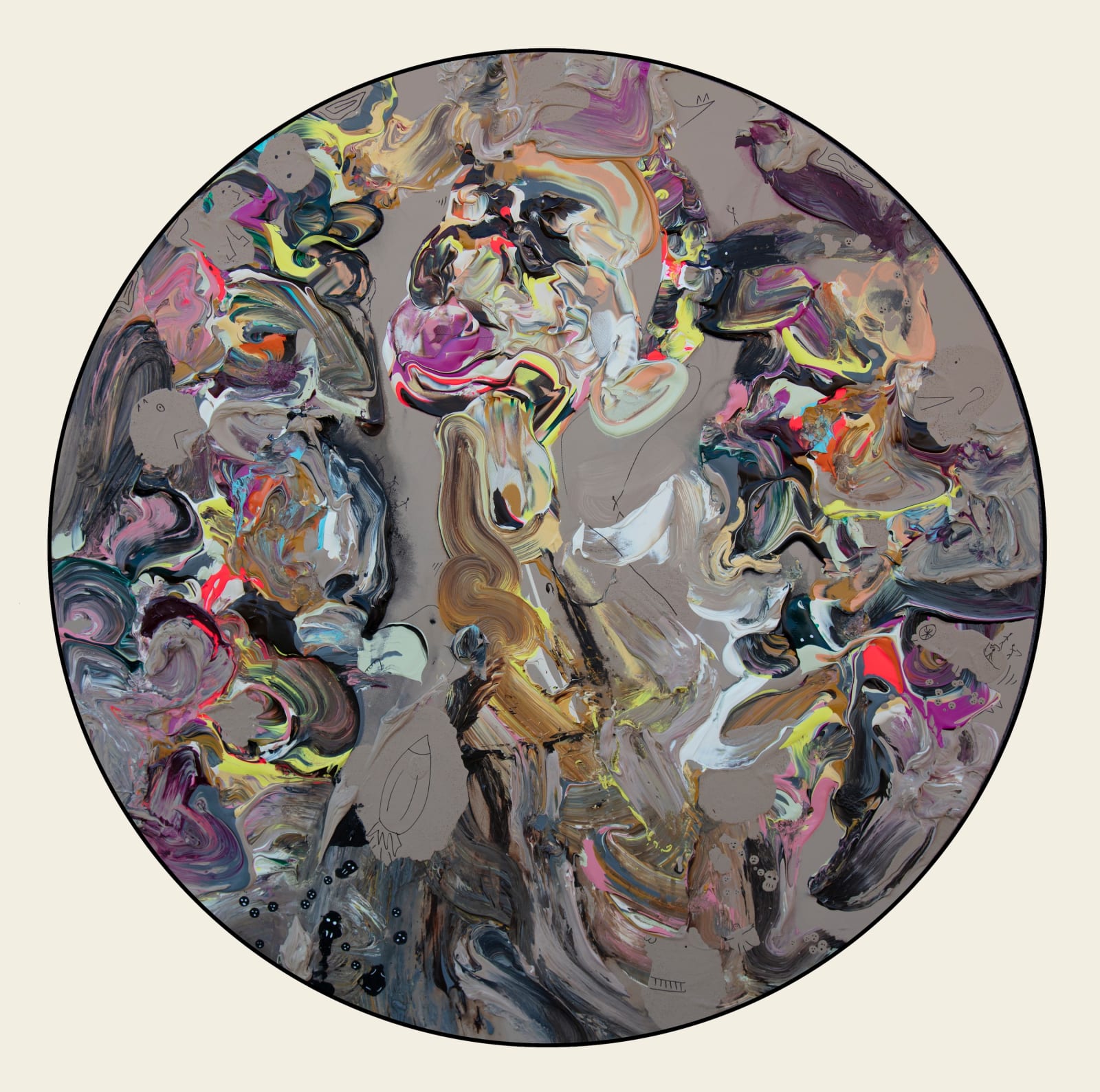 Vladinsky, Untitled 006 (Observer Round), 2024