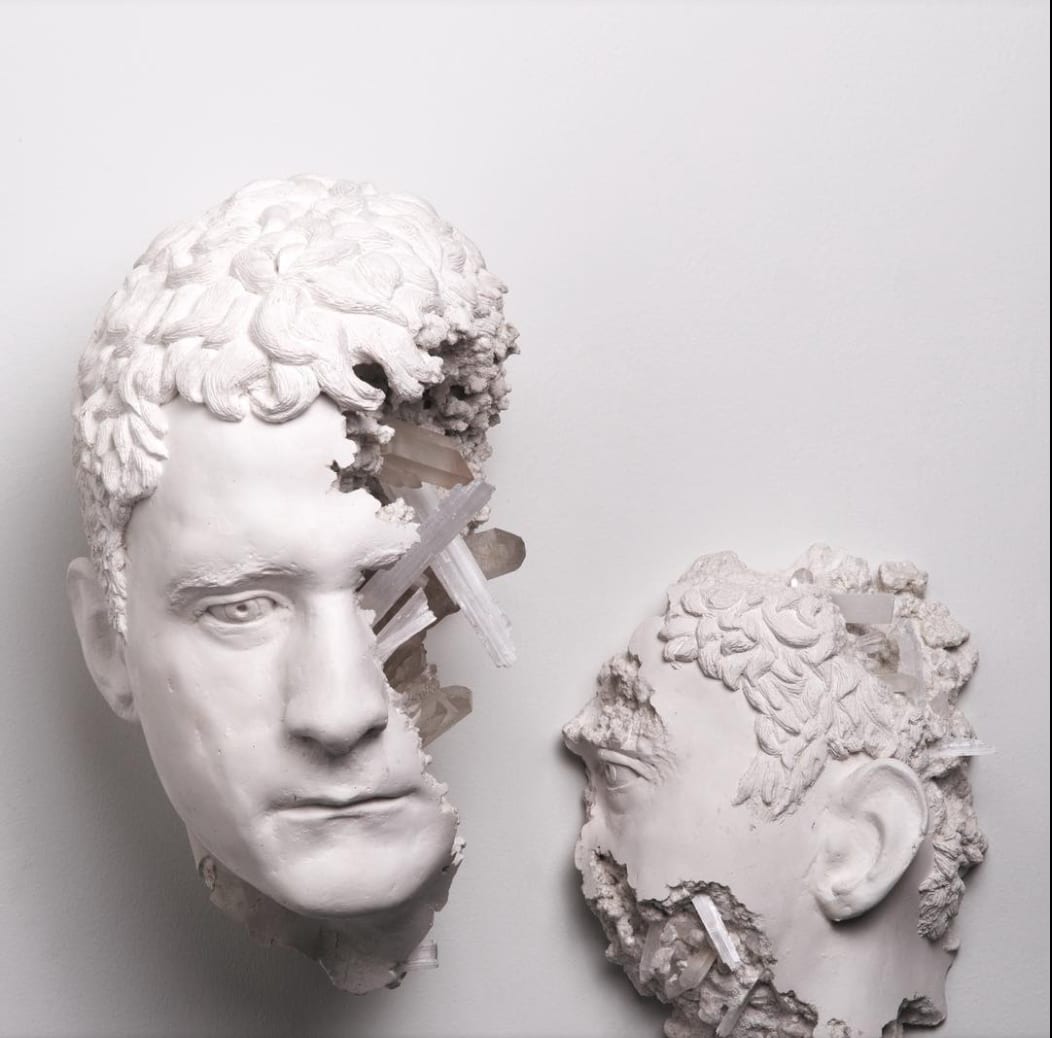 Daniel Arsham, Cracked Quartz Face