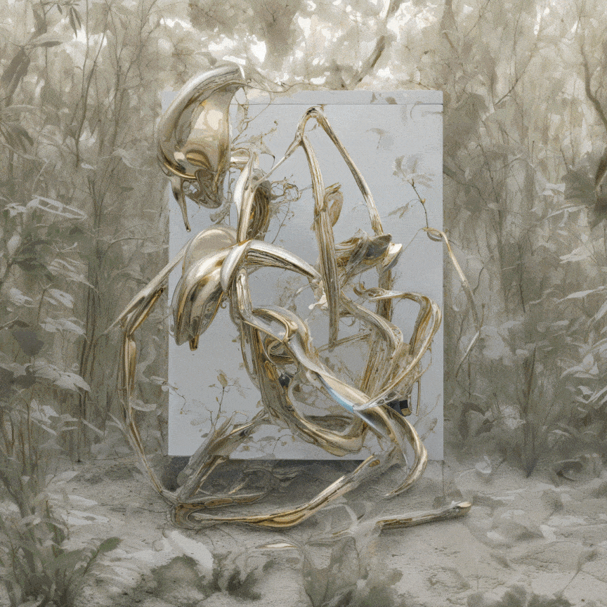 Sougwen Chung, BODY MACHINE (Meridians) Print Claim, 2024