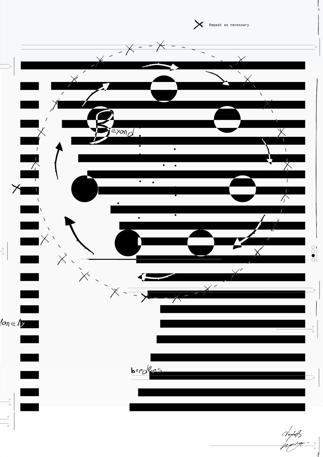 Operator, Repeat as necessary #19 - Beyond lonely borders, 2025