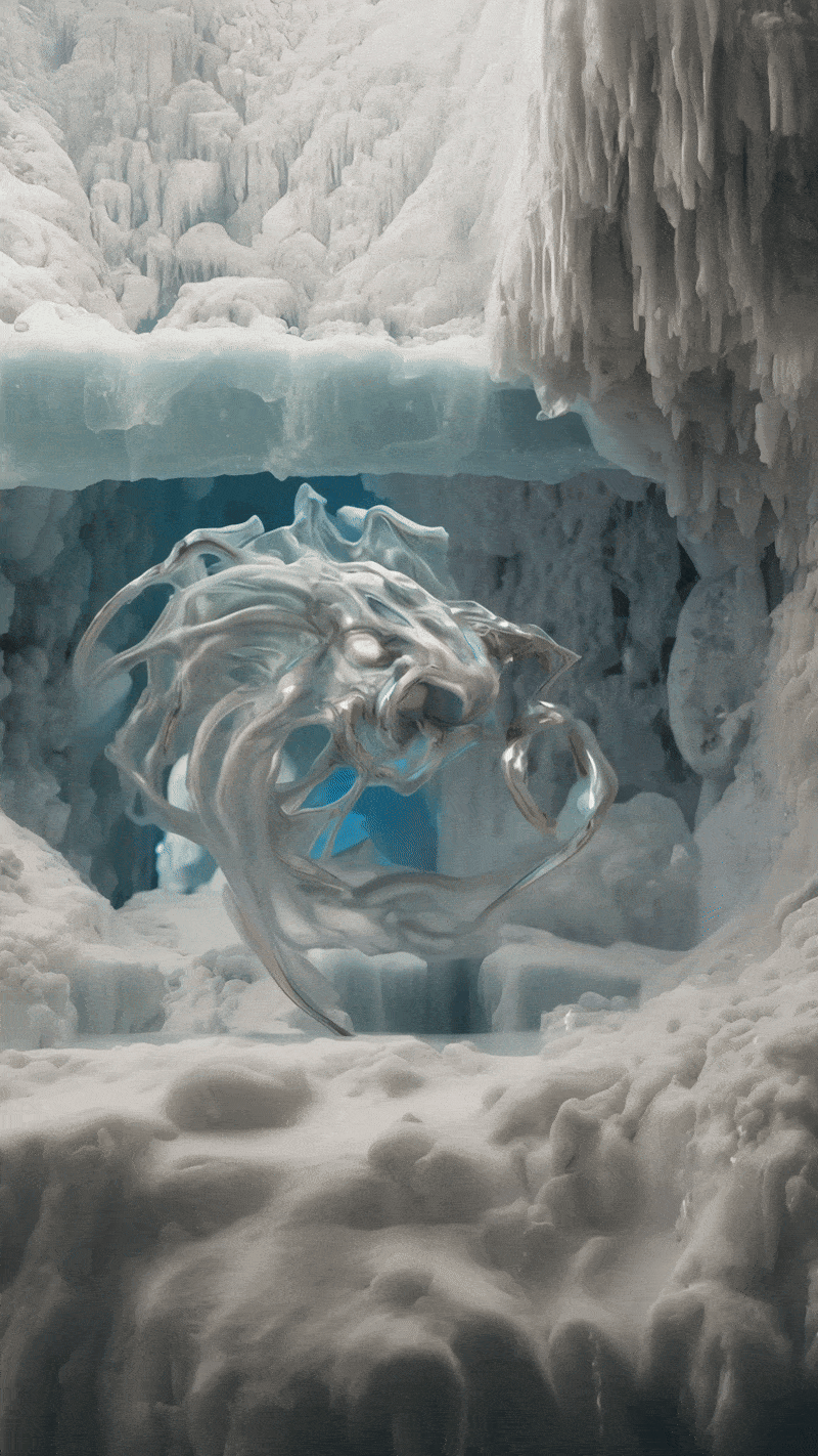 Sougwen Chung, Body Machine (Meridians) - Glacier Biome Series, 2025