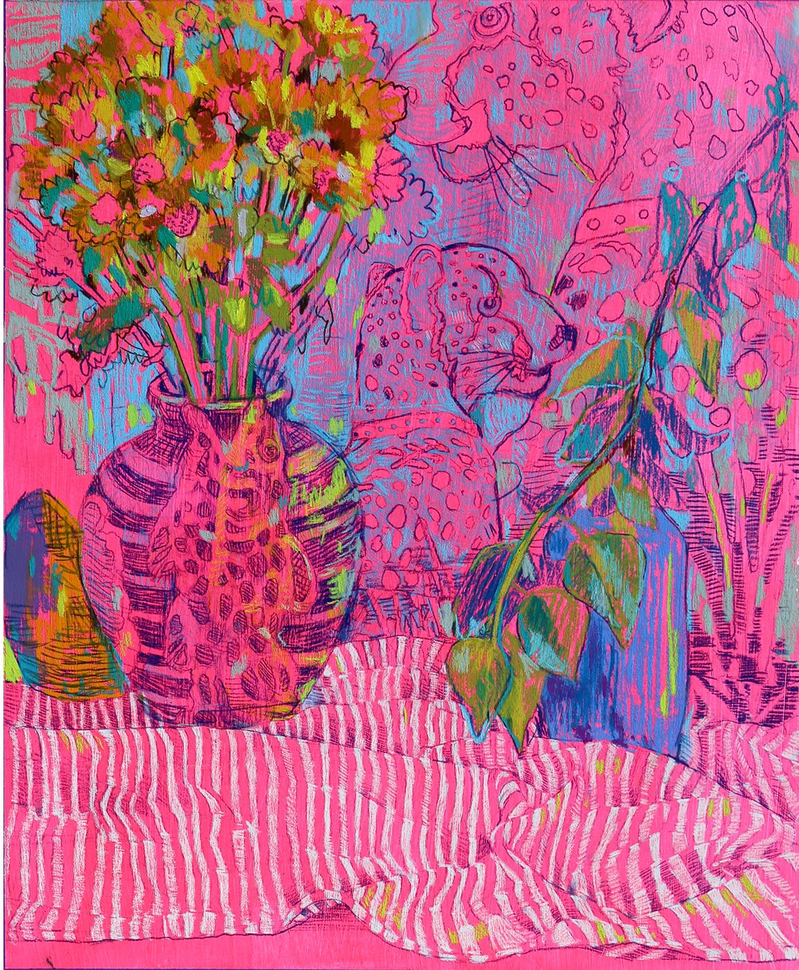 Carlson Hatton, Pink Vase #3, 2021