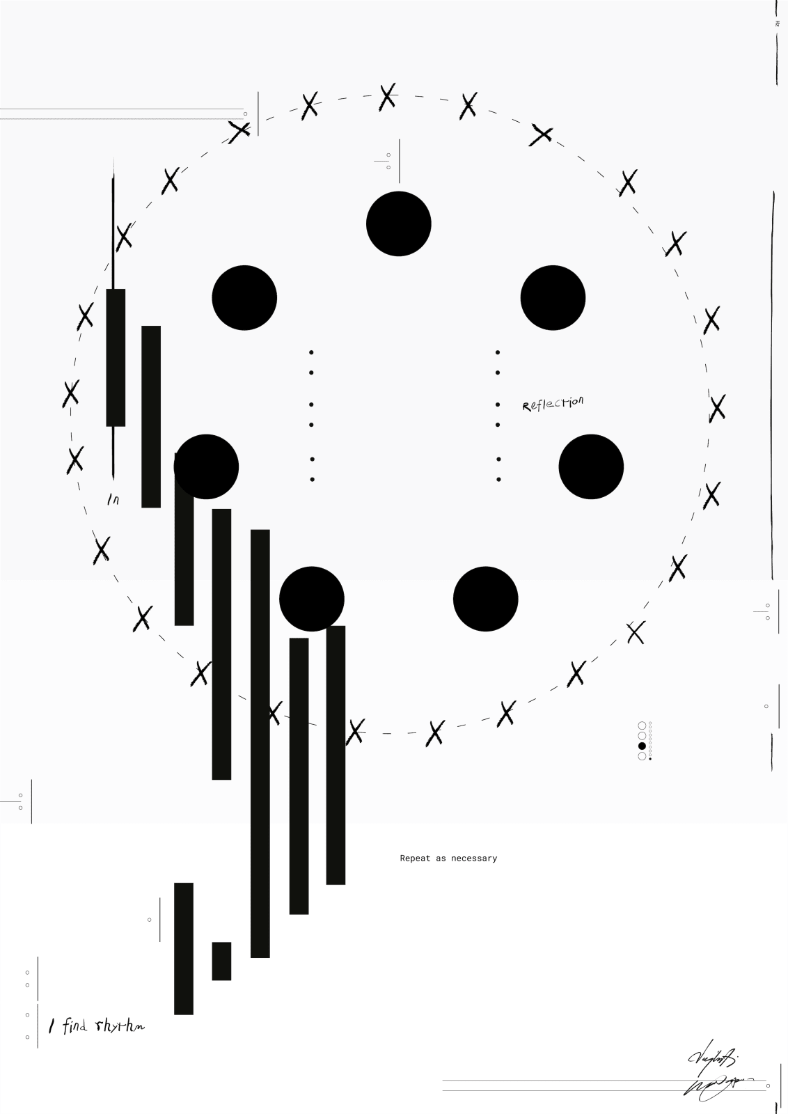 Operator, Repeat as necessary #11 - In reflection find rhythm, 2025