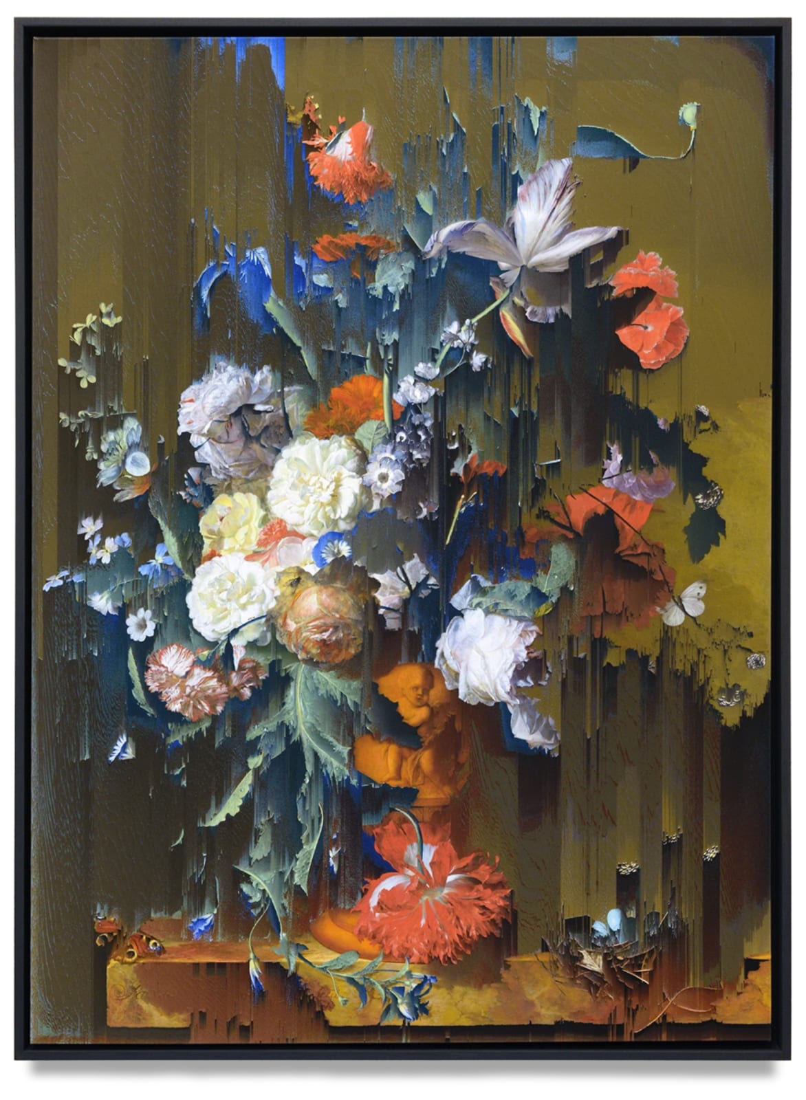 Gordon Cheung, New Order Flowers in an Urn (after Jan van Huysum, c. 1720-1722), 2022