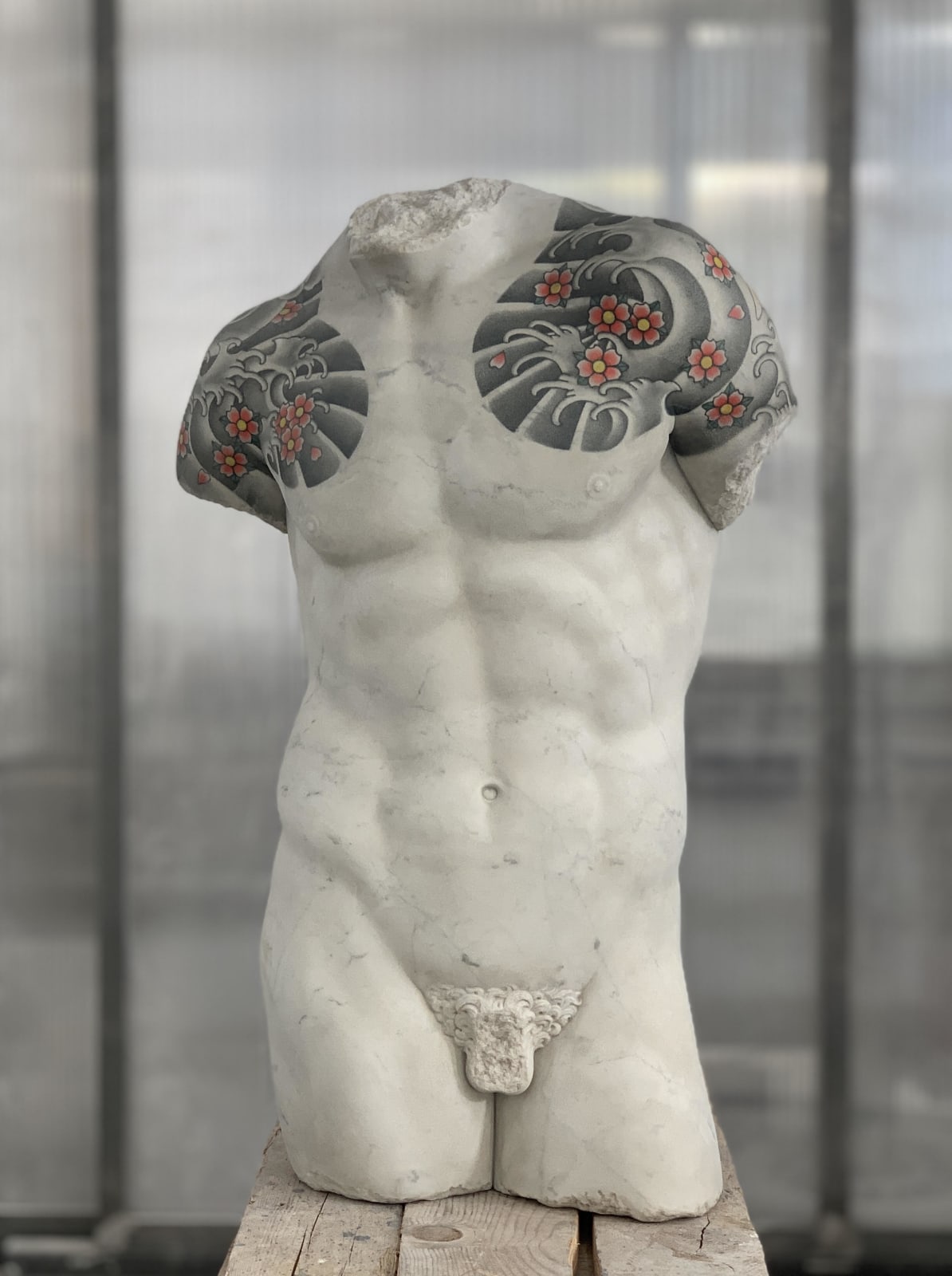 Fabio Viale, Kouros, 2020