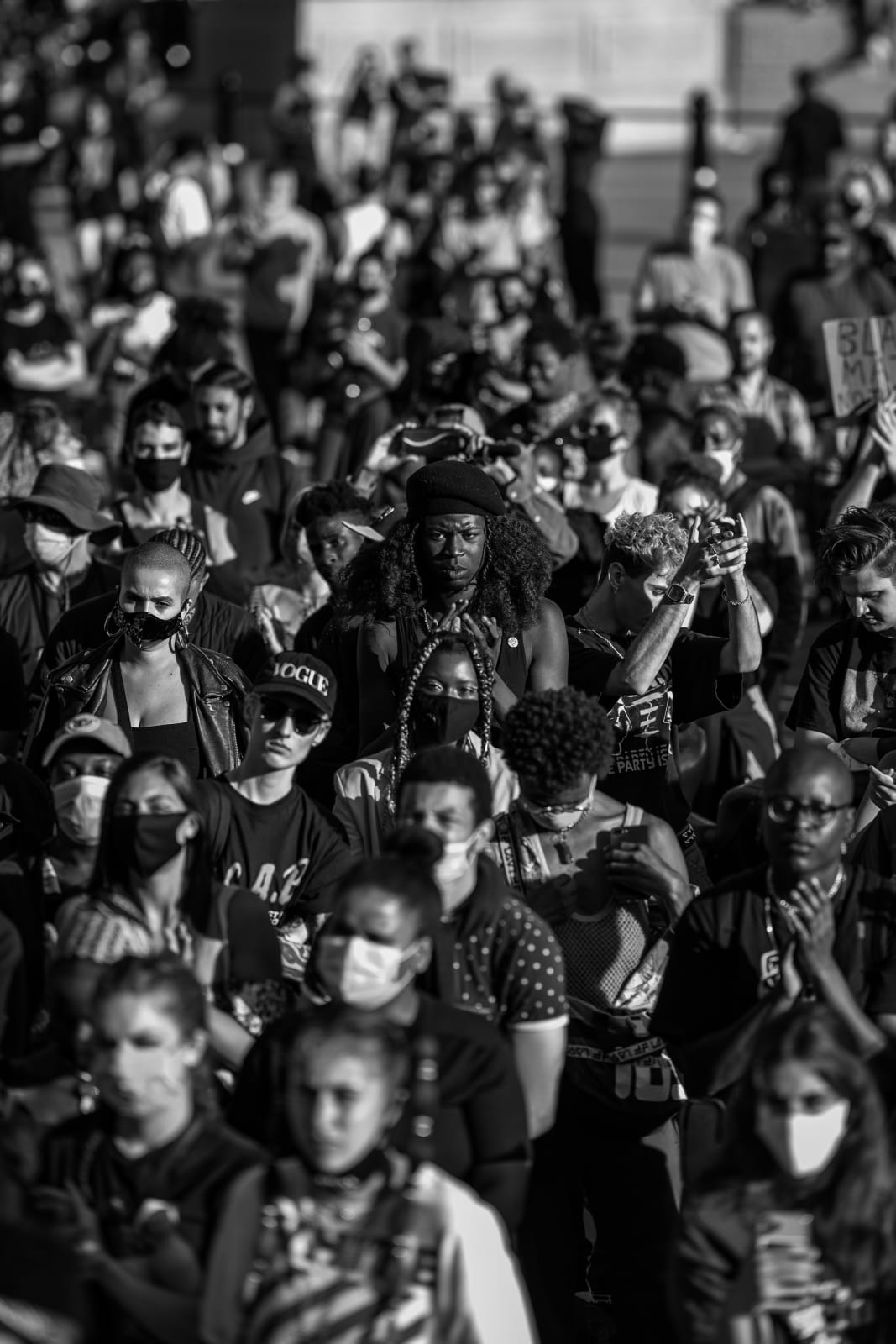 Misan Harriman, Community - Trafalgar Sq, 20th of June, 2020