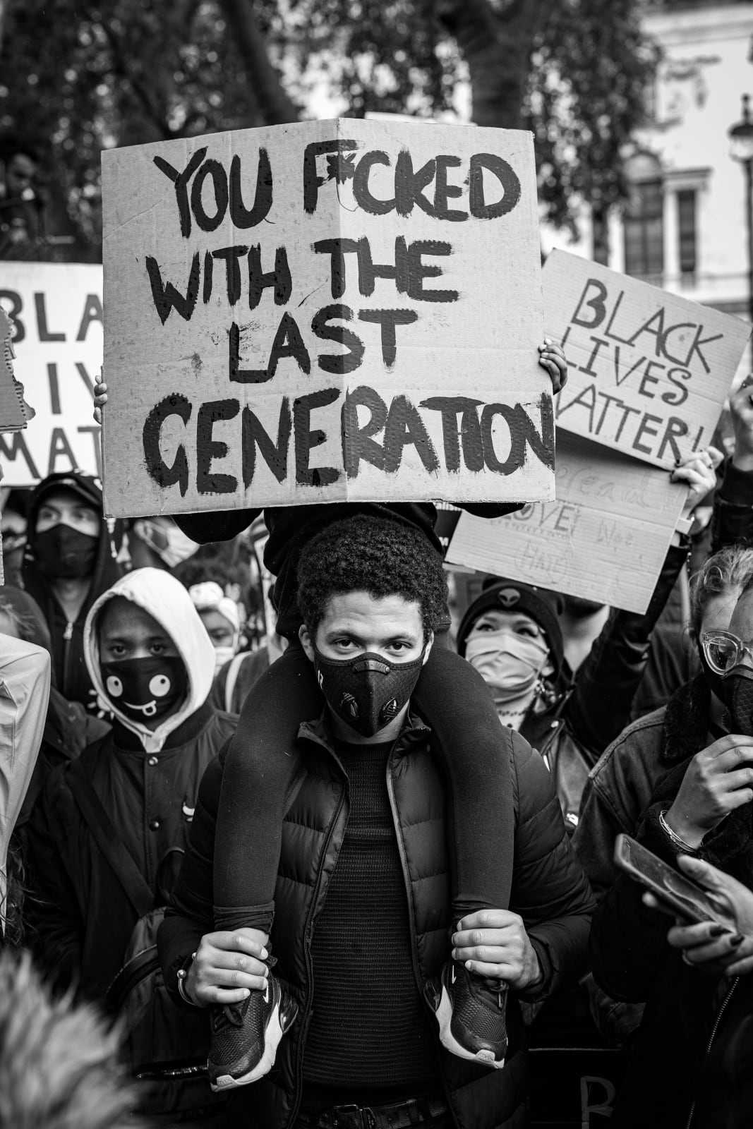 Misan Harriman, No Going Back - Parliament Sq, 6th June, 2020
