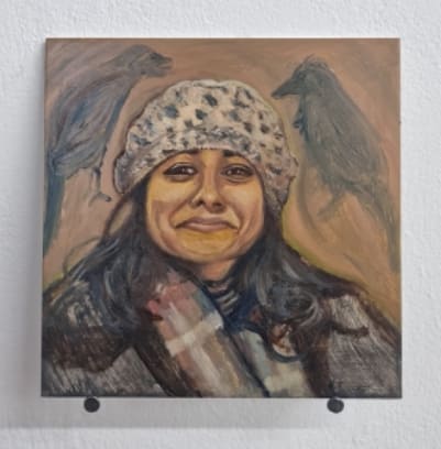 Anjalee Malan, Self-portrait with my ancestors, 2024