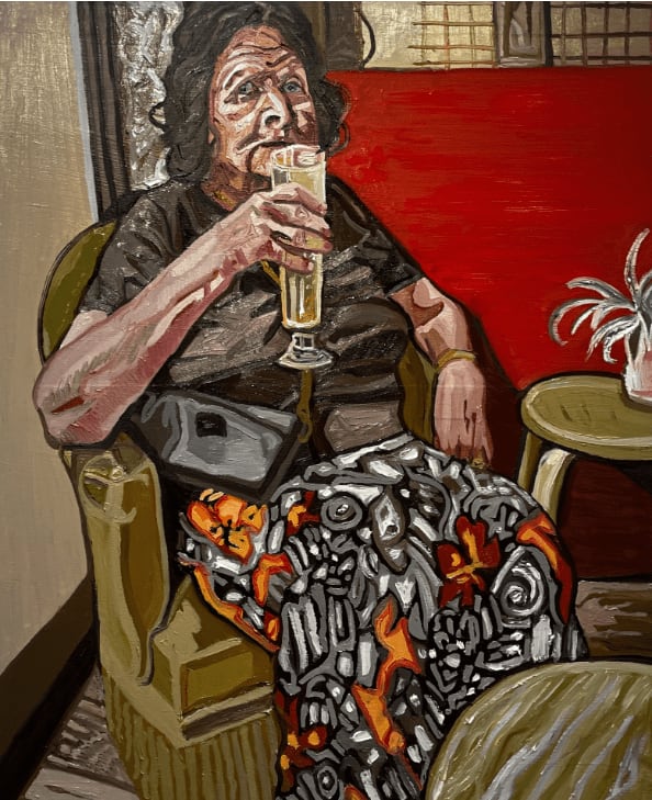 Emily Gillbanks, The Lady by Prado Market, 2023