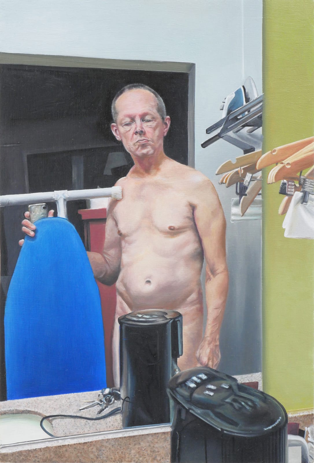 Tim Hawkinson, Turlock Hotel Self-portrait, 2022