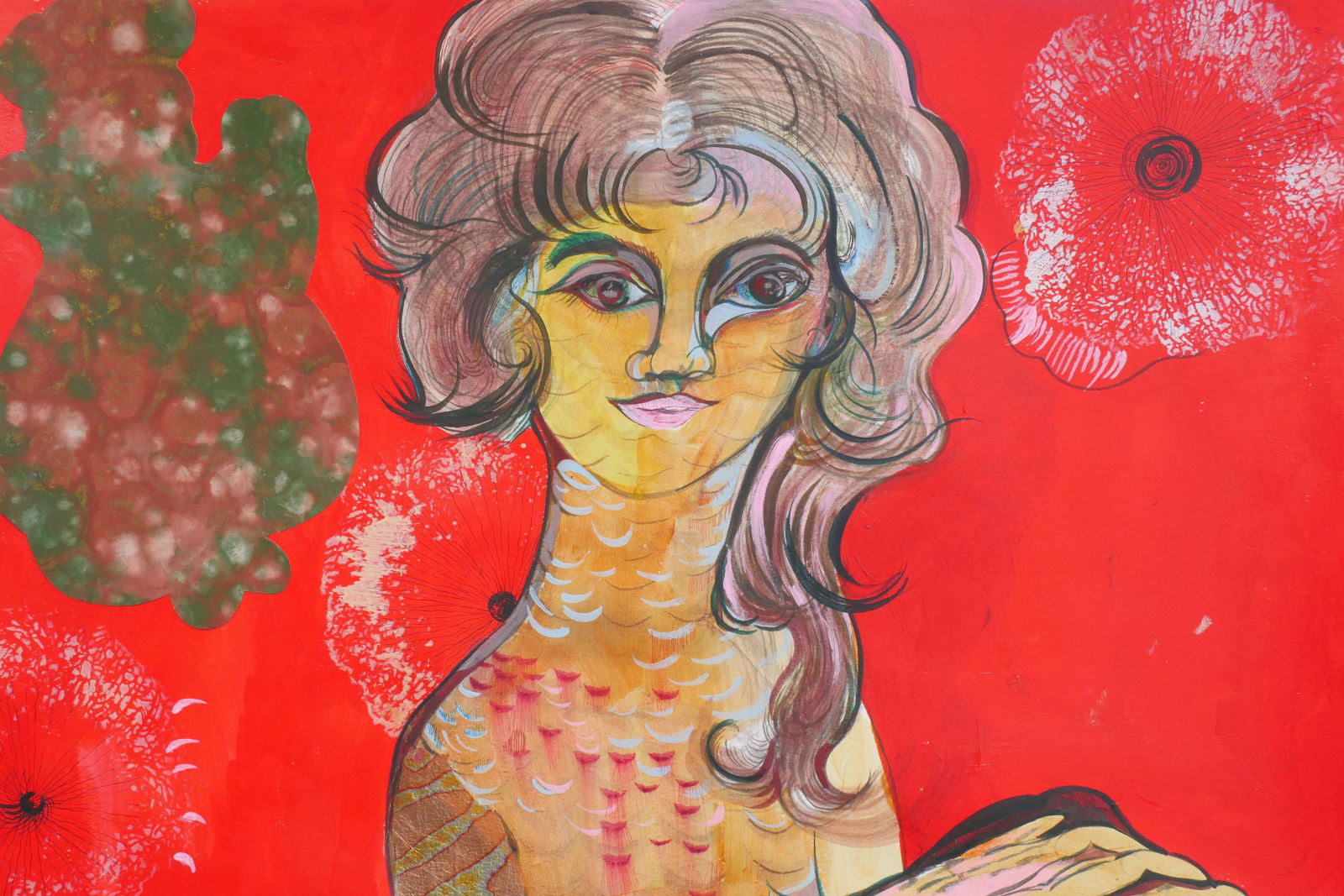 Rina Banerjee, Secret Perch was this perfect girl, mysterious and waiting for New World real with fern and freedom and fins and friends., 2024