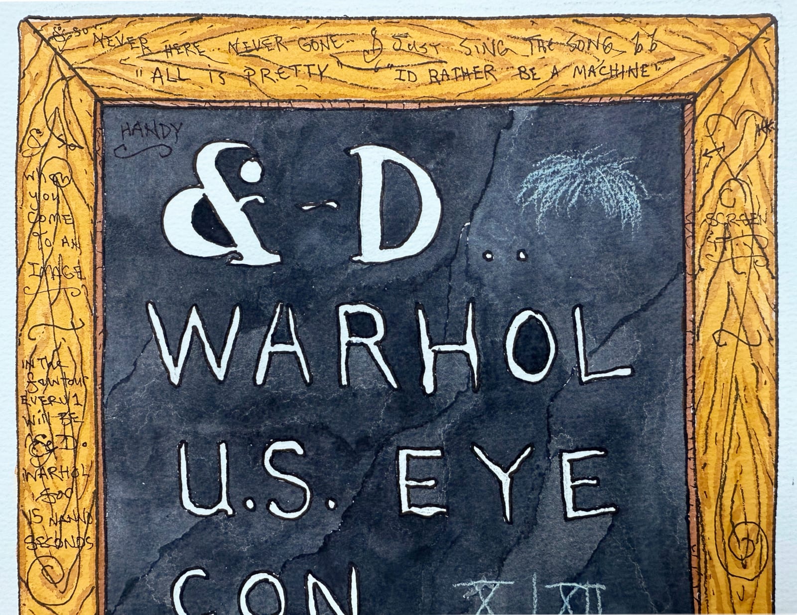 William T. Wiley, & D. Warhol U.S. Icon, 2002