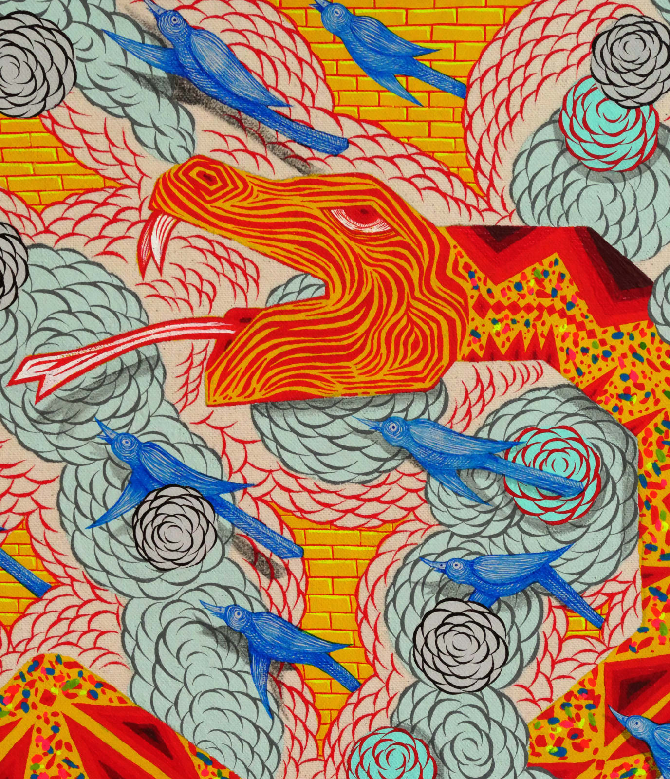 Detail of Serpent in Distress.