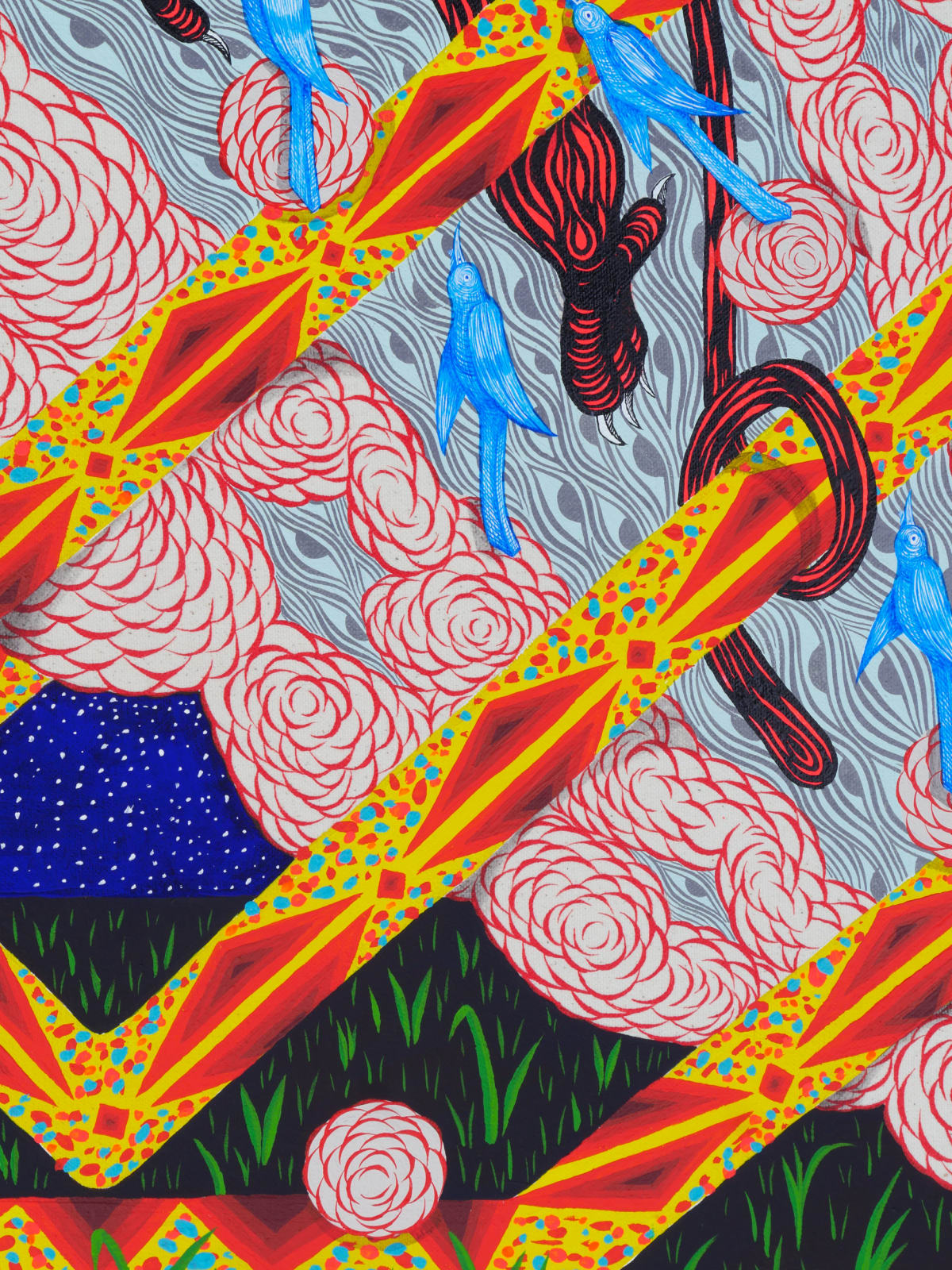 Detail of Burst of Air (Beast).