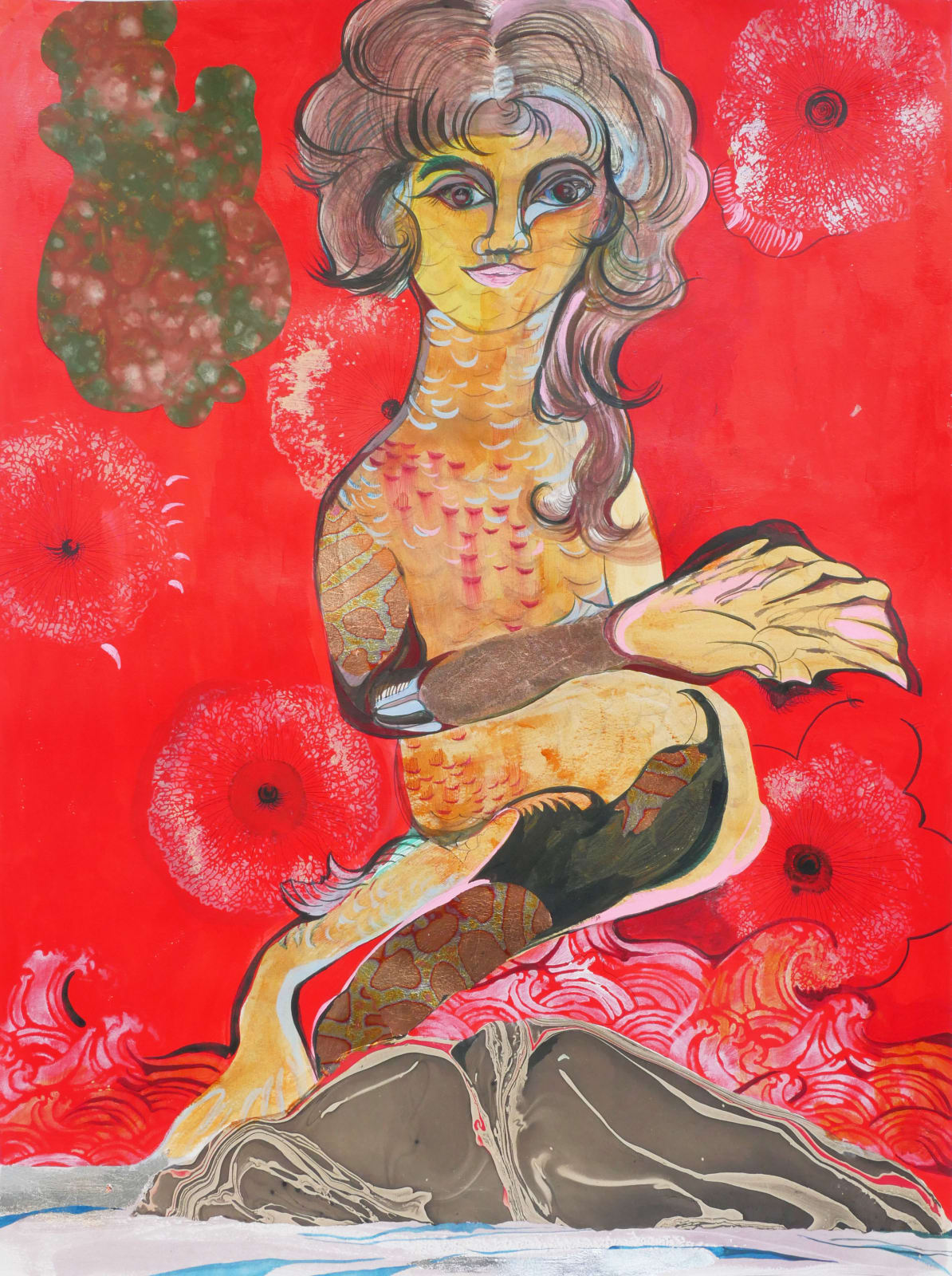 Rina Banerjee, Secret Perch was this perfect girl, mysterious and waiting for New World real with fern and freedom and fins and friends., 2024