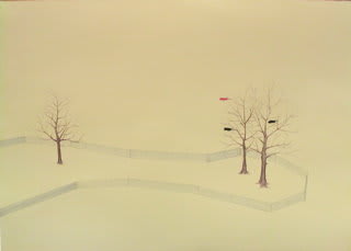 Chris Ballantyne, Untitled, Trees (Plastic Bags), 2007