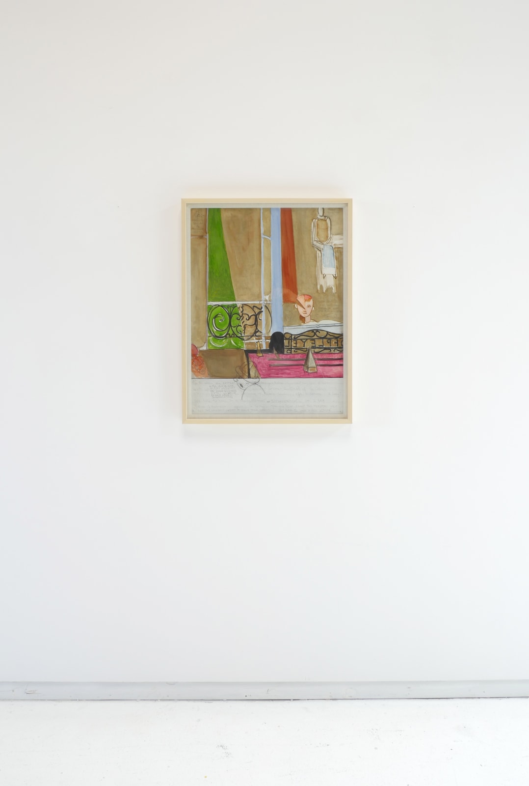 William T. Wiley, Sluggo and Matisse #1, 1999