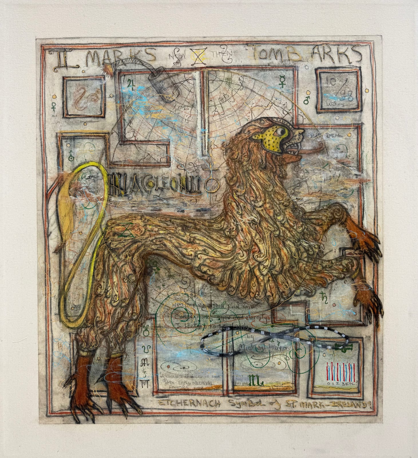 William T. Wiley, Re-Turning the Image, 1998