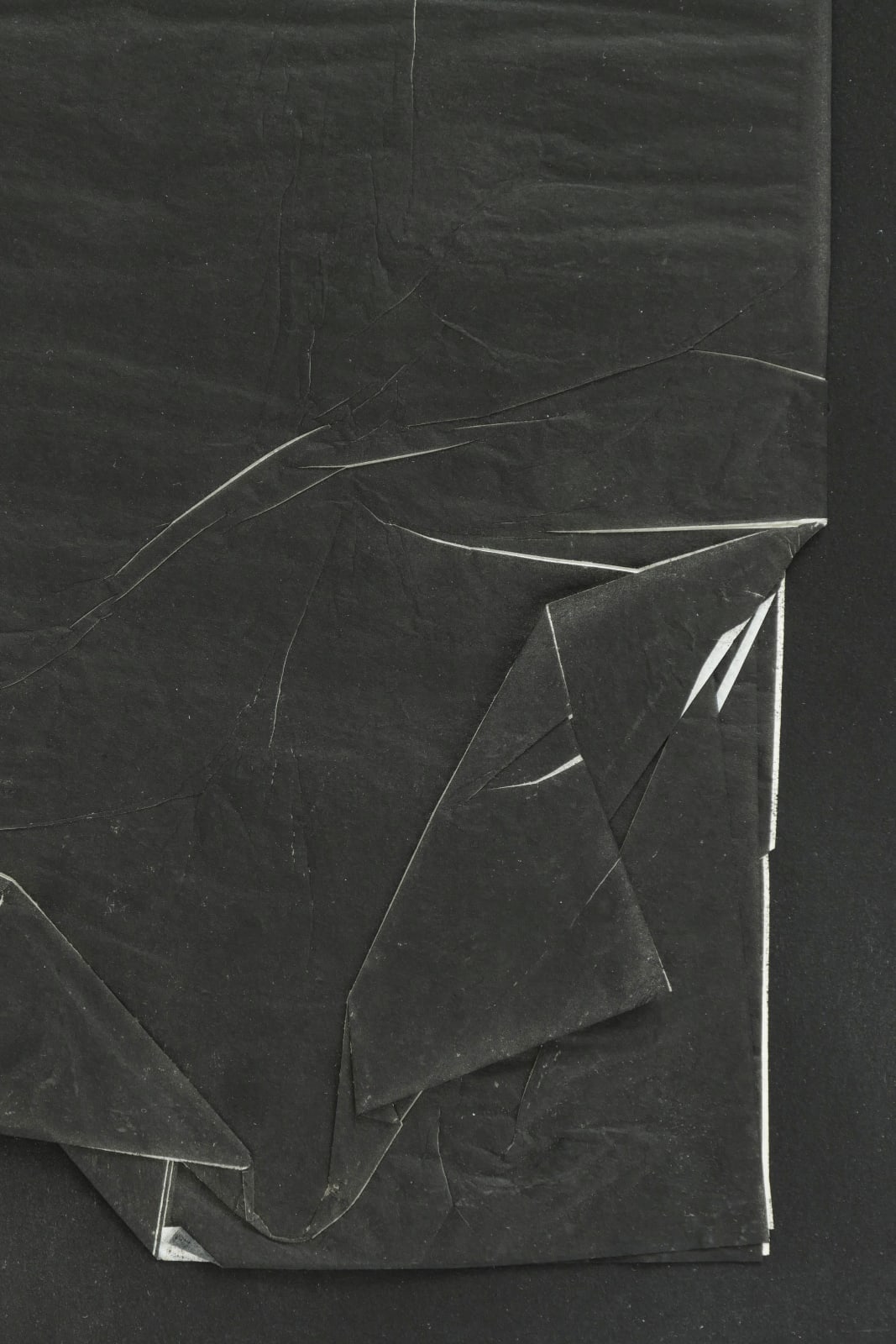 Liliana Porter, Black I (wrinkle), 1972