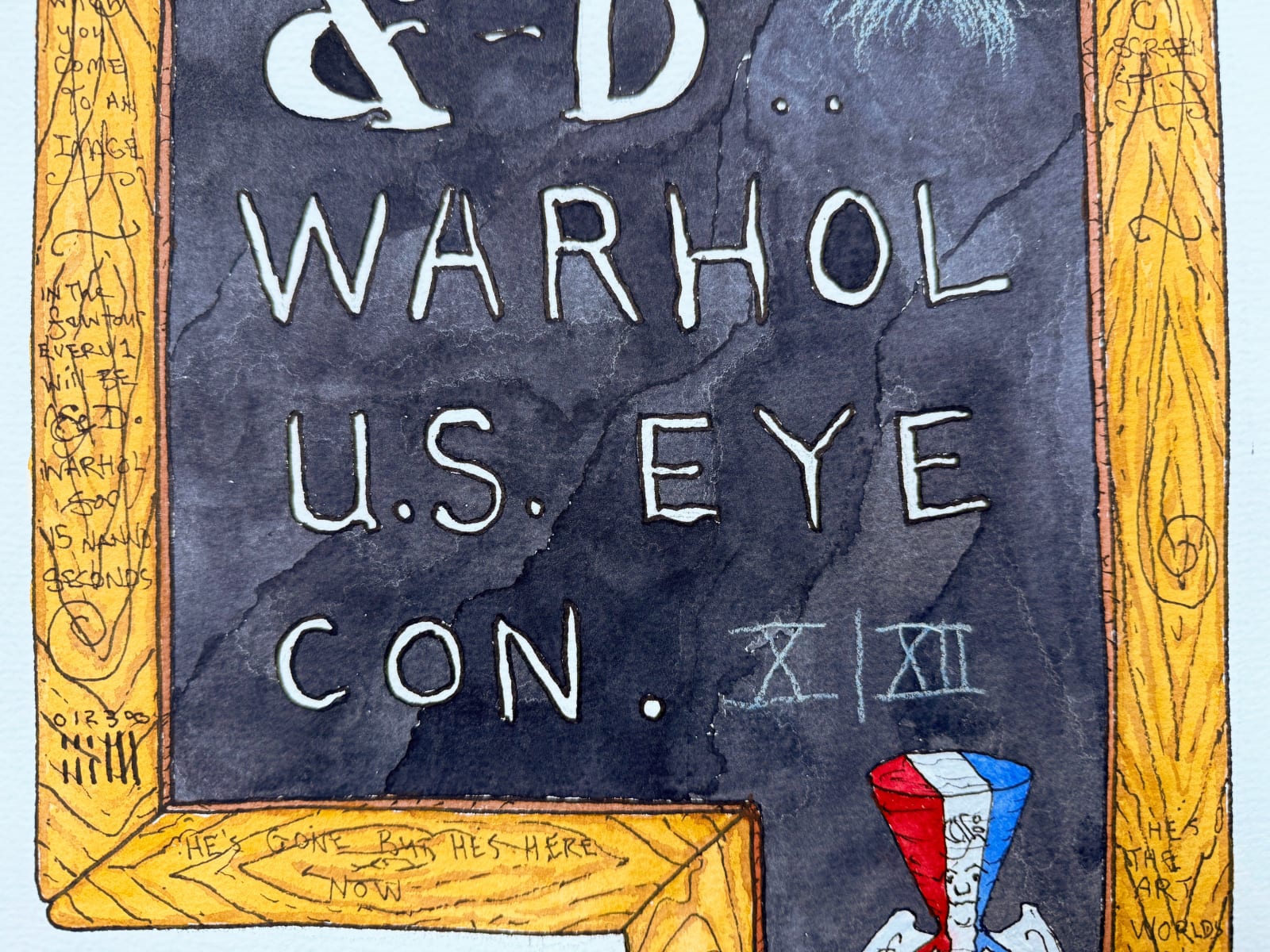 William T. Wiley, & D. Warhol U.S. Icon, 2002