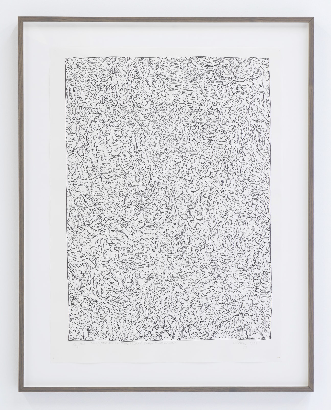William T. Wiley, & So...Wry Thing In The Light (after Bosch Maybe), 2011
