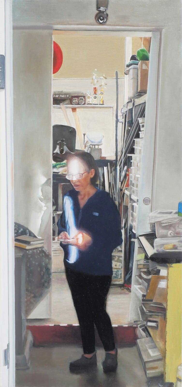 Tim Hawkinson, Patty in a Ray of Light, 2021