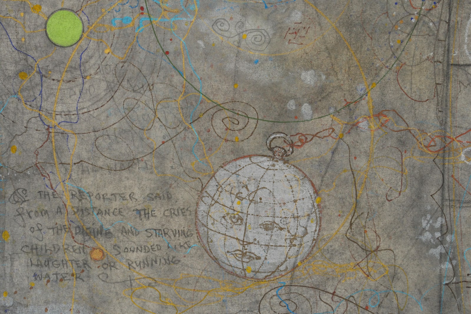 William T. Wiley, IE, The Universe Web Sight Coming on Line, 1999