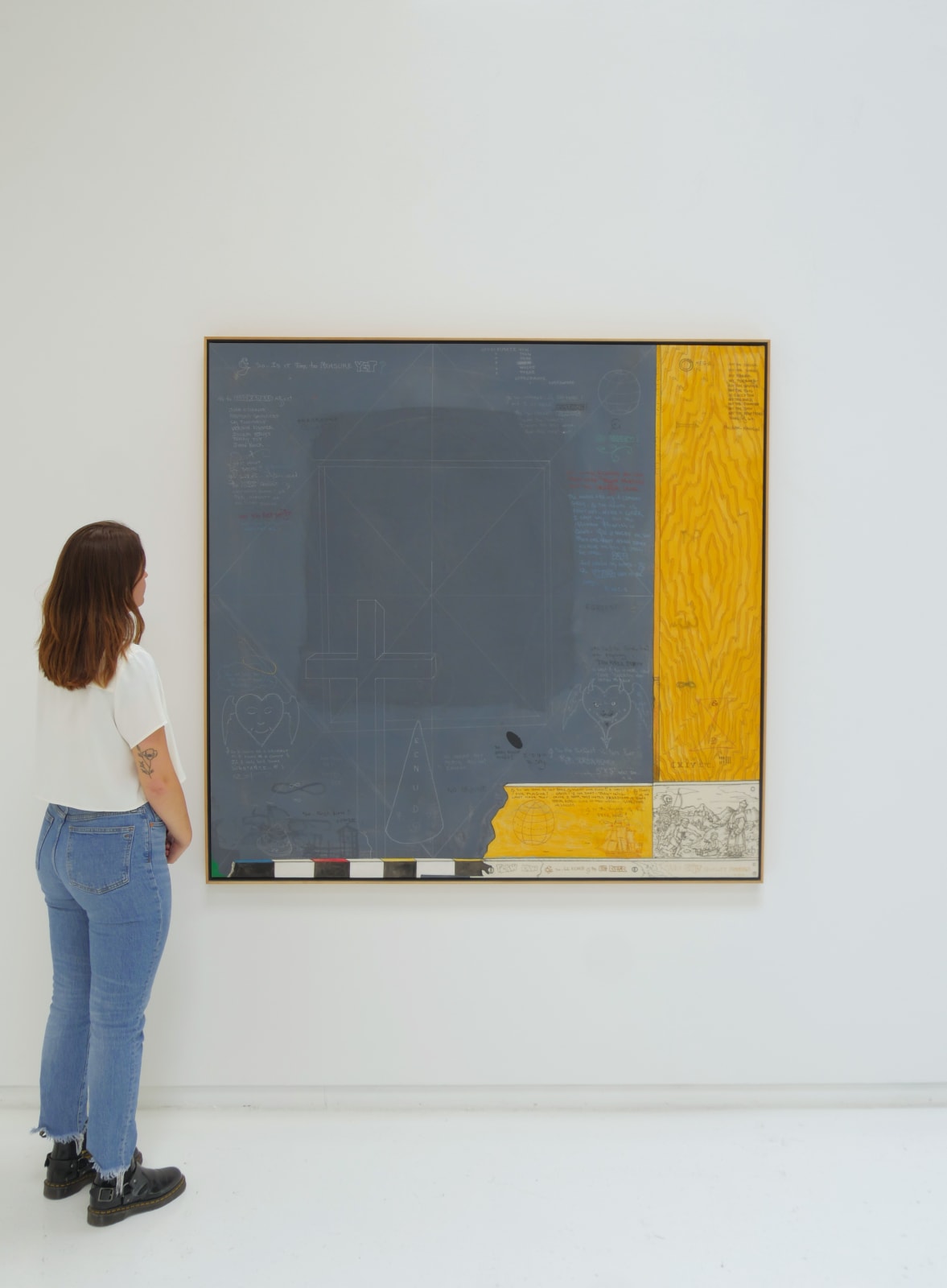 William T. Wiley, D.E & the Black Board Boys, 2008