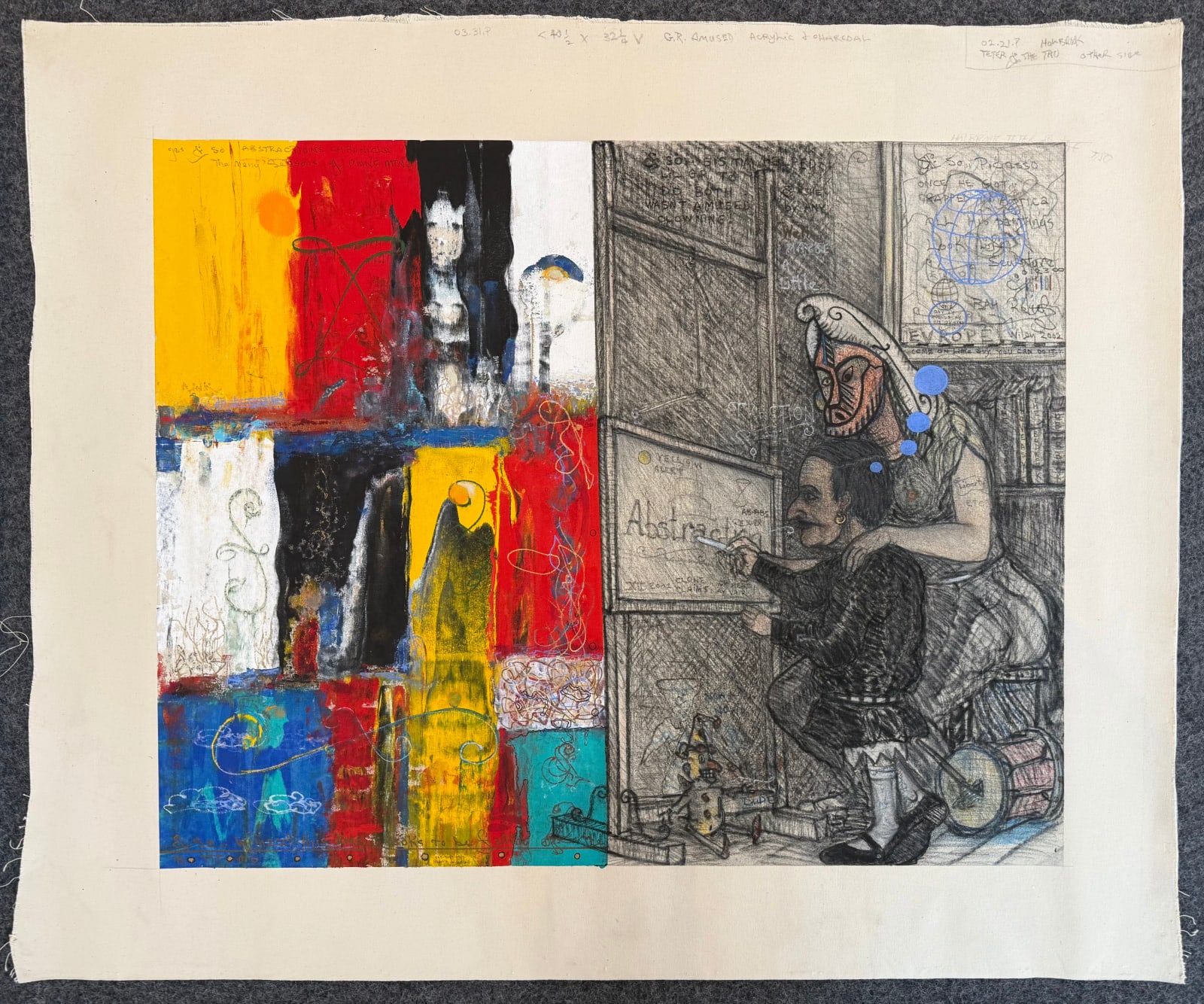 William T. Wiley, G.R. Amused, 2003