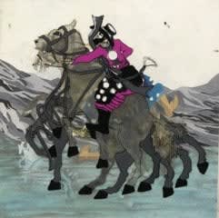 Baseera Khan, Study for Looking with Your Eyes Closed, 2009