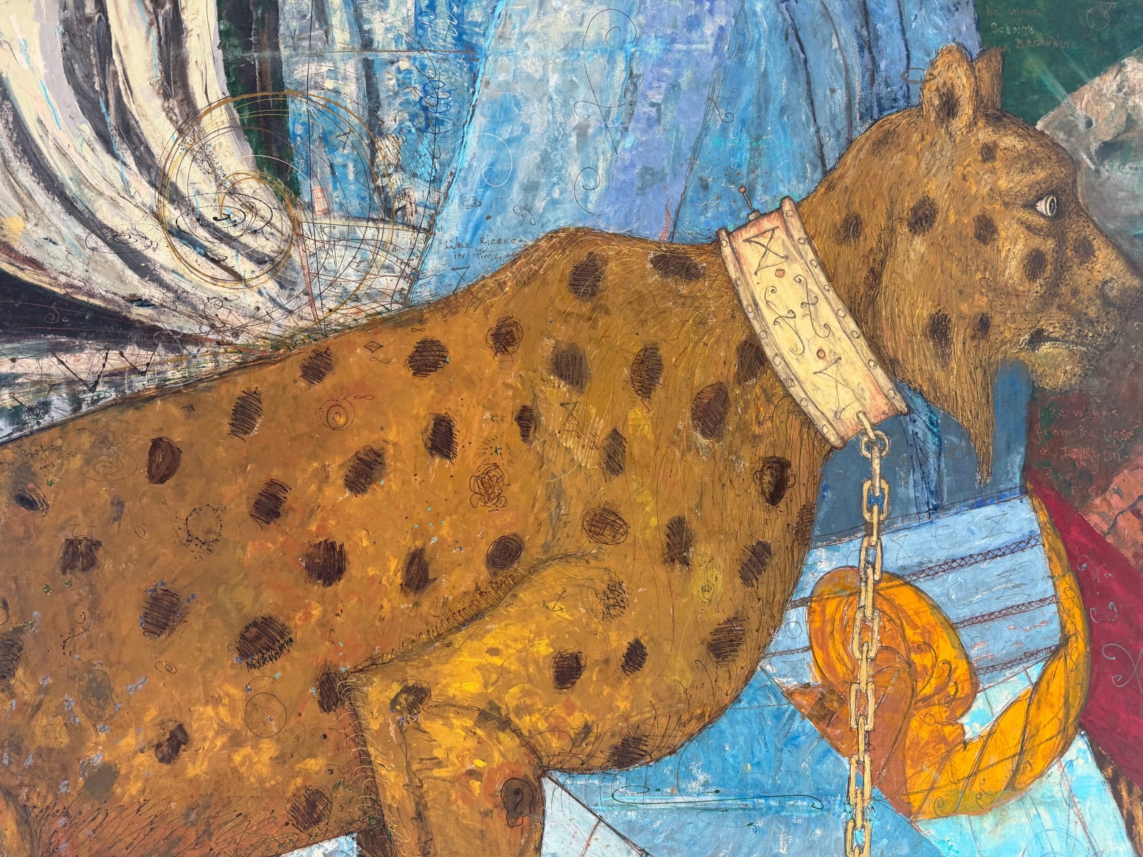 William T. Wiley, Animal Looking to the Future, 1995