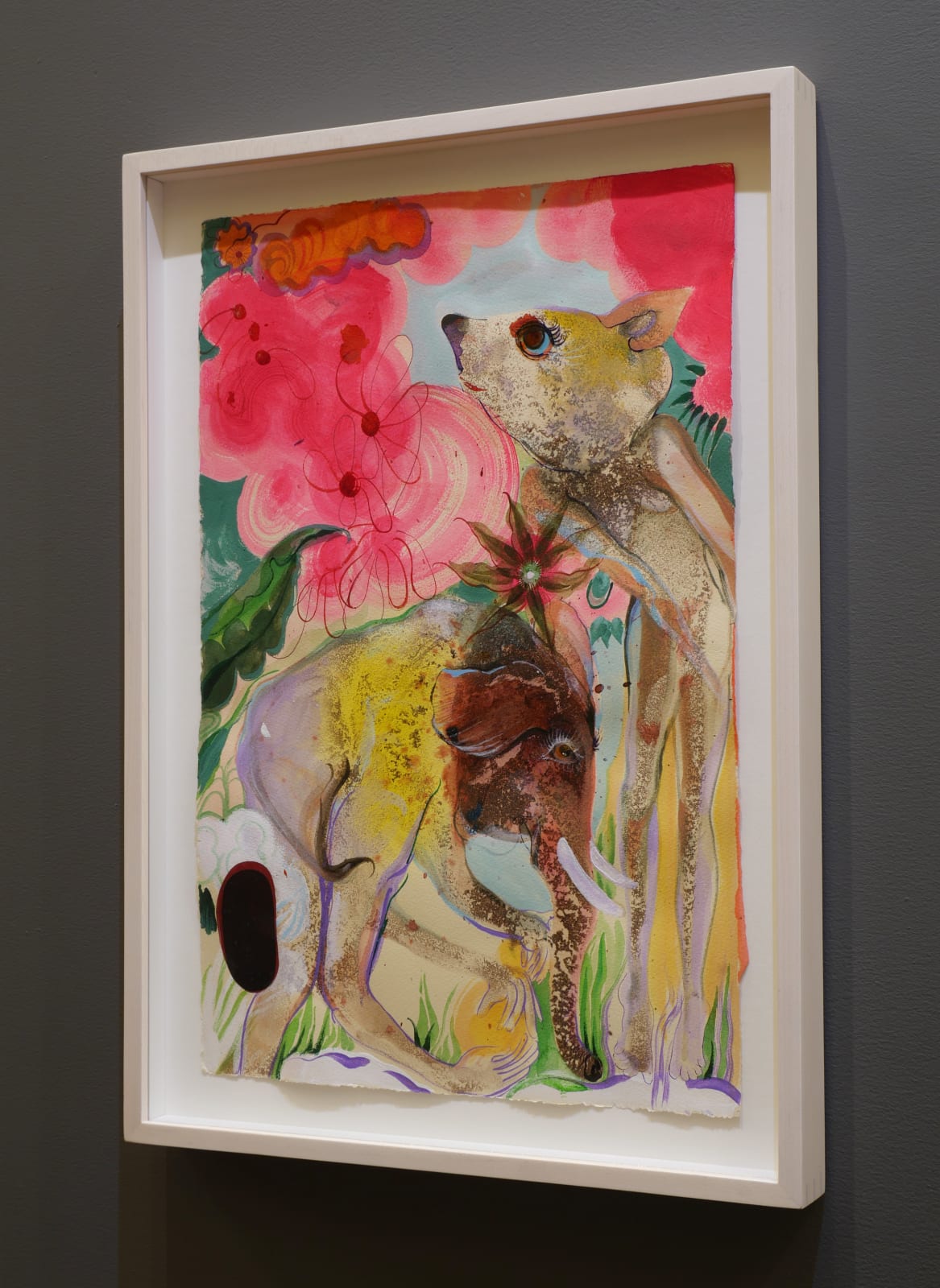 Rina Banerjee, I am not afraid of you said the Elephant to the Rodent, 2022