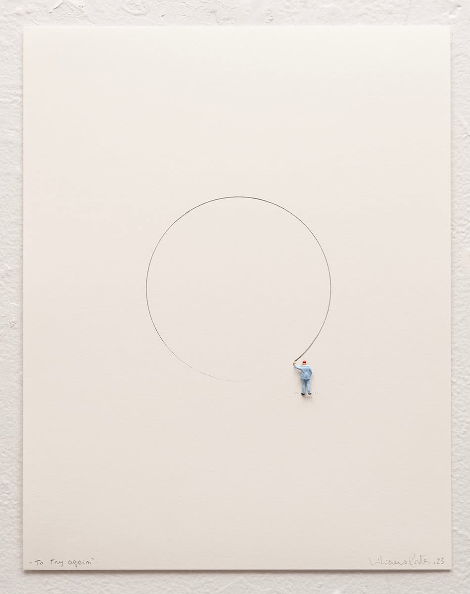 Liliana Porter, To Try Again, 2025