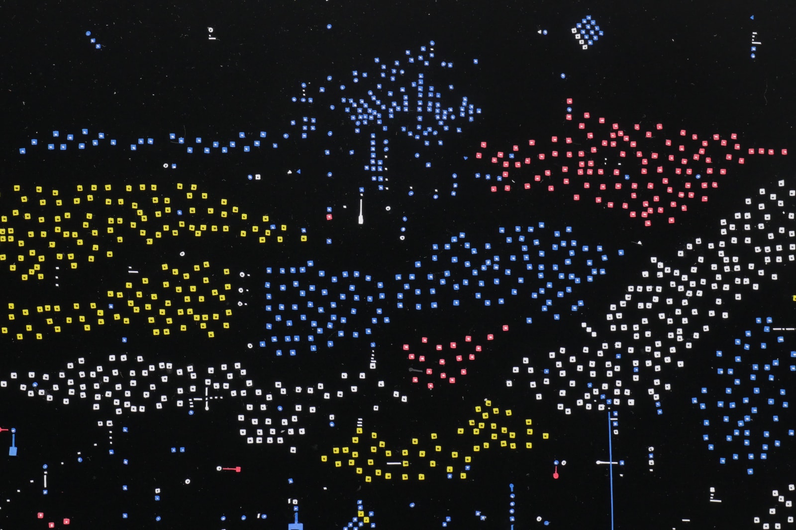 Marco Maggi, ECONOMY OF ATTENTION (black), 2024