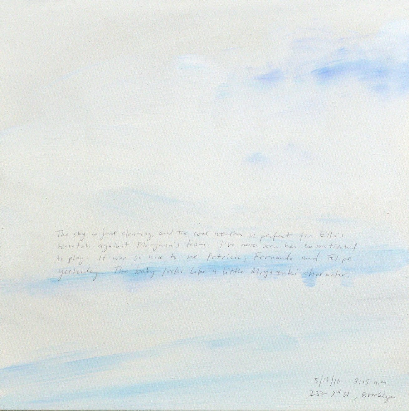 Byron Kim, Sunday Painting 5/16/2010, 2010