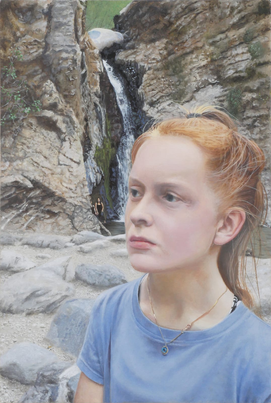 Tim Hawkinson, Clare at Eaton Canyon Falls, 2021