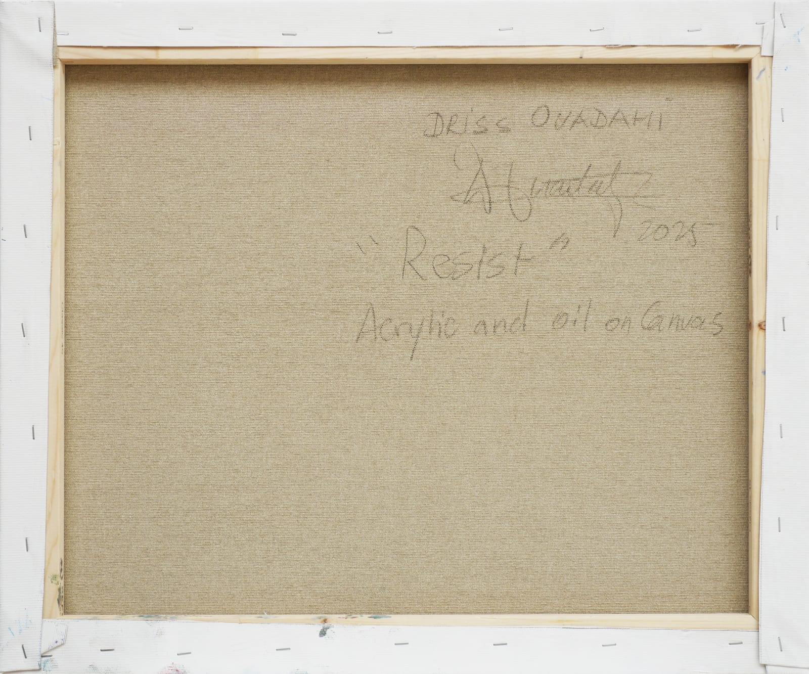 Driss Ouadahi, Resist, 2024