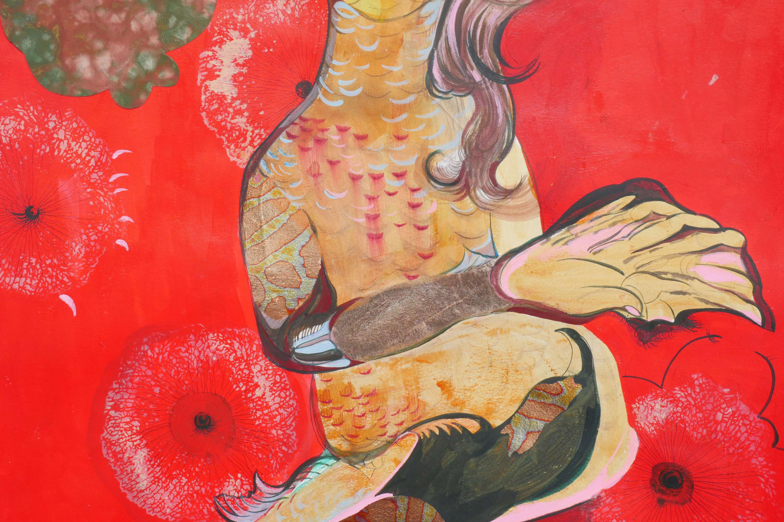 Rina Banerjee, Secret Perch was this perfect girl, mysterious and waiting for New World real with fern and freedom and fins and friends., 2024