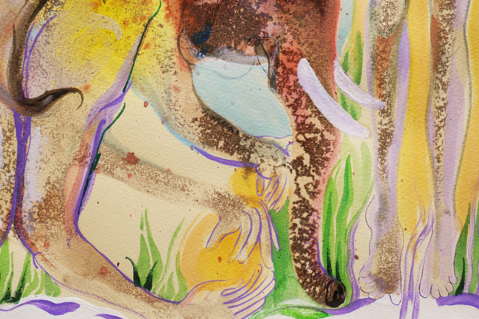 Rina Banerjee, I am not afraid of you said the Elephant to the Rodent, 2022