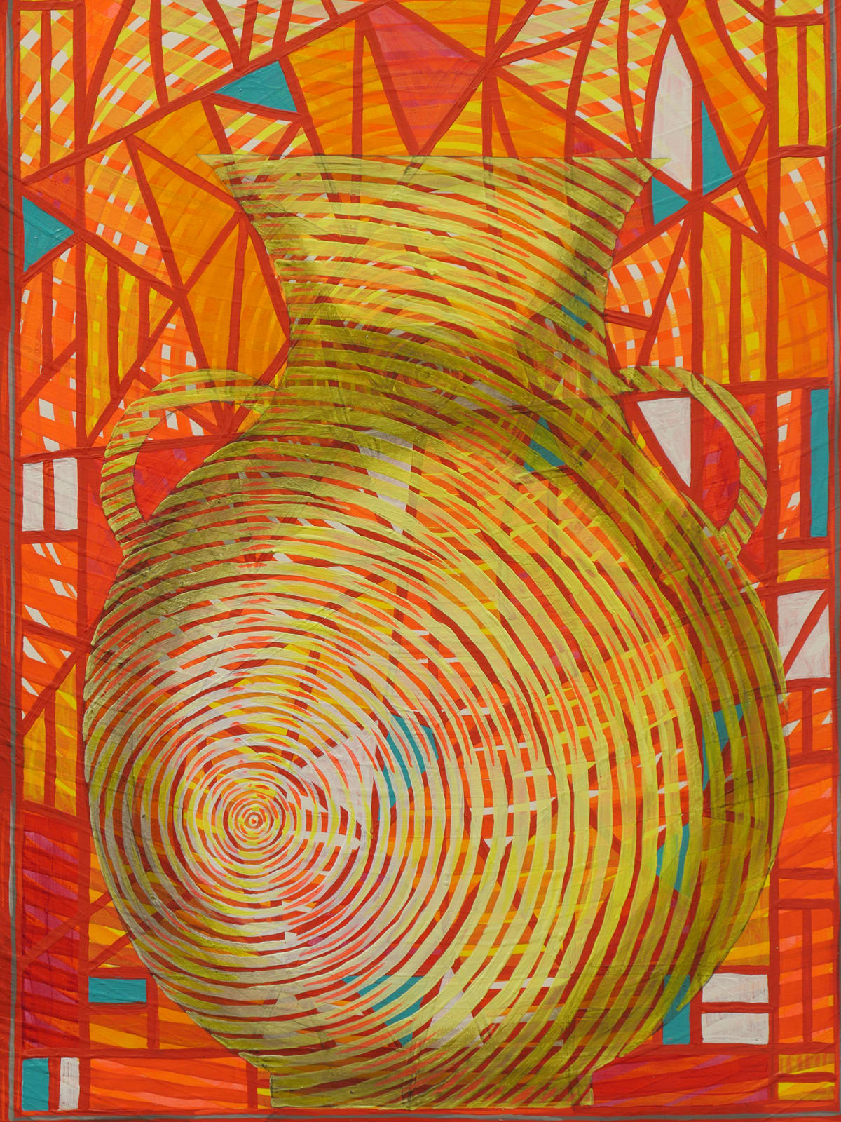 Detail of Window with Vessel (Stained Glass).