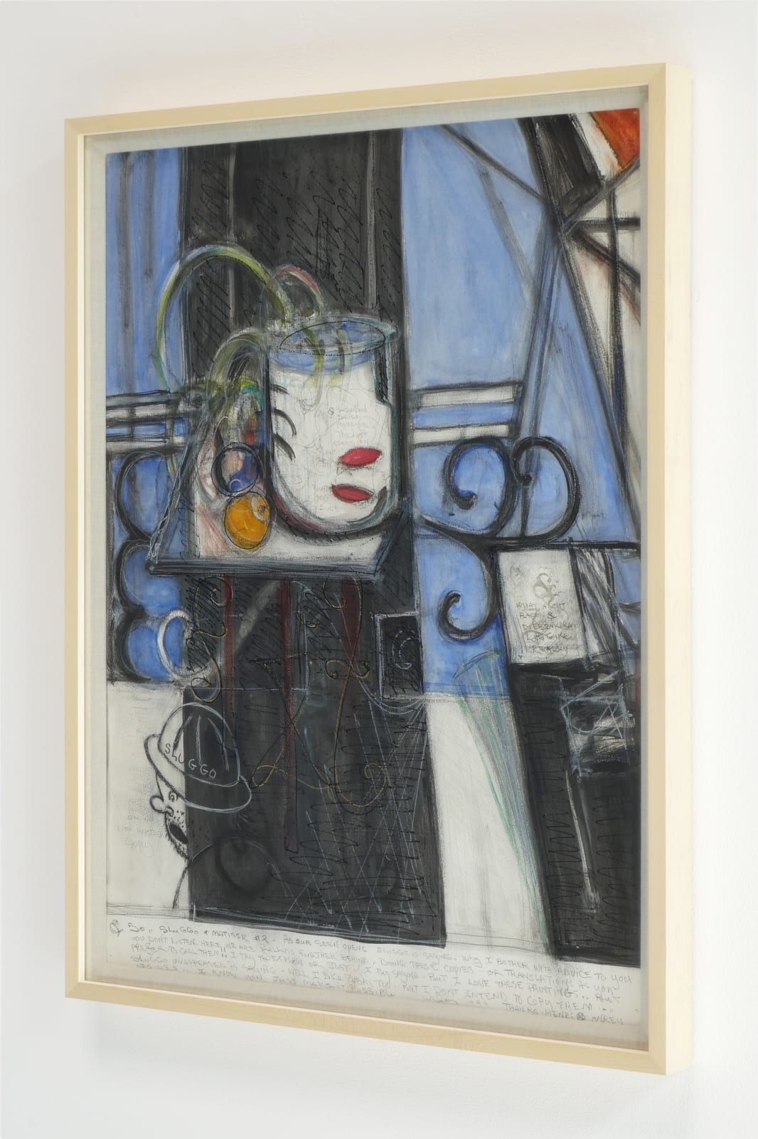 William T. Wiley, Sluggo and Matisse #2, 1999