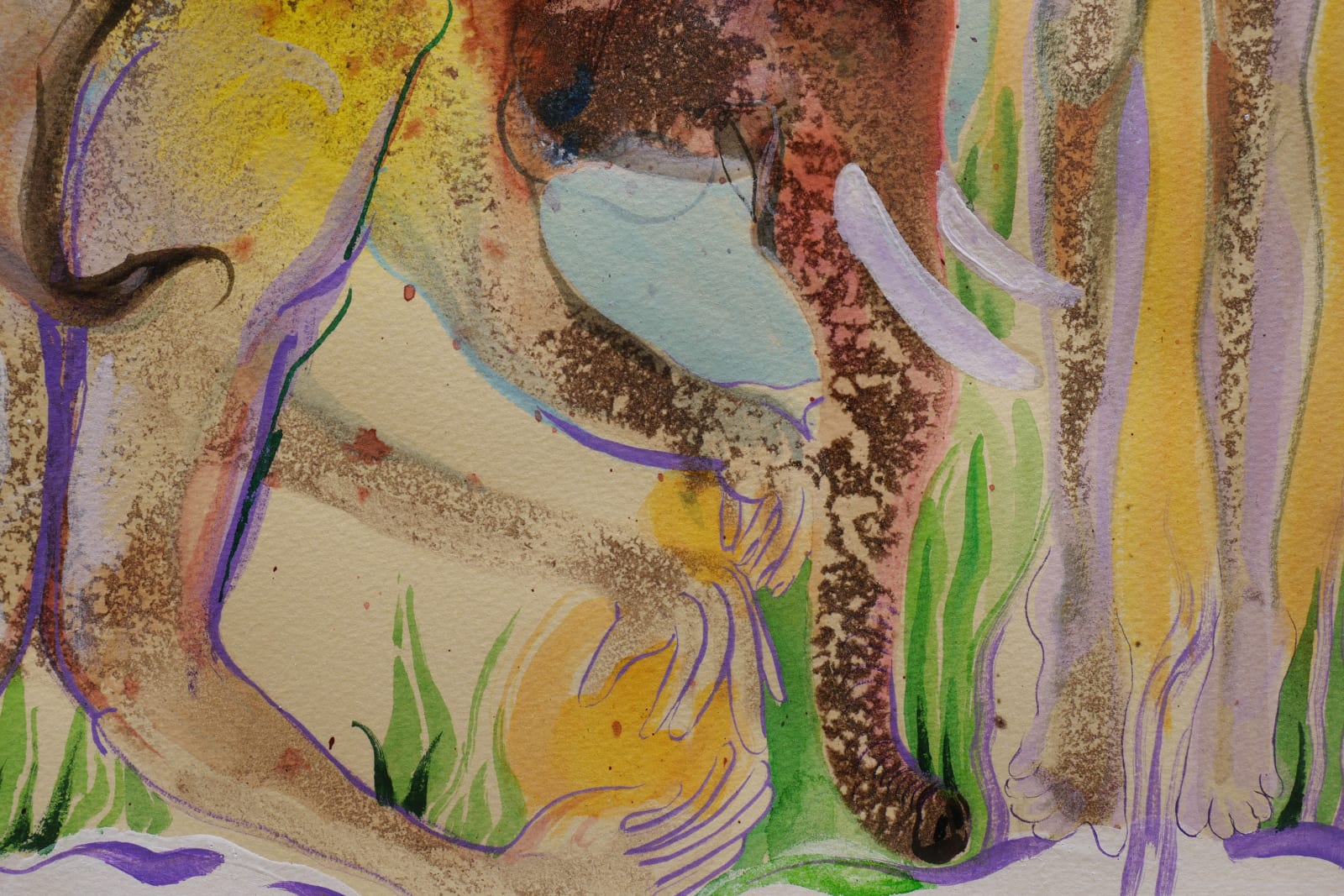Rina Banerjee, I am not afraid of you said the Elephant to the Rodent, 2022