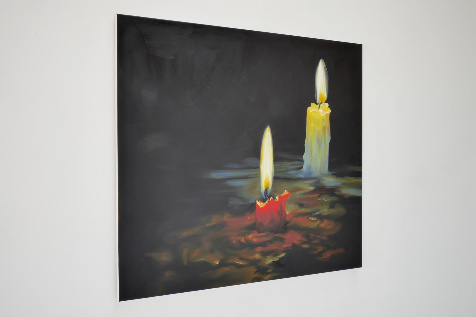 Cornelius Völker, Zwei Kerzen (Two Candles), 2025