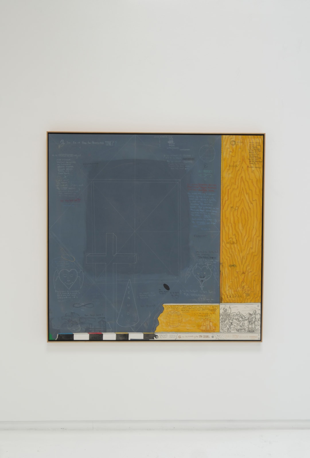 William T. Wiley, D.E & the Black Board Boys, 2008
